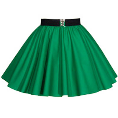 Childs Plain Emerald Green Circle Skirt Ideal Dancewear Outfit