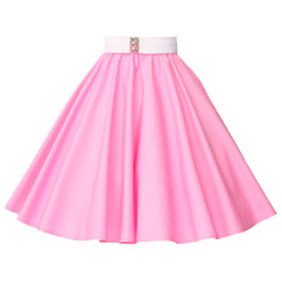 Plain Sugar Pink Circle Skirt. Rock n Roll Dancewear Outfit