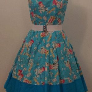 1950's Rock n Roll Contrast Dress
