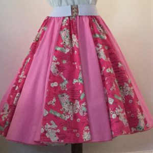 Cerise Labels / Plain Pink  Panel Skirt