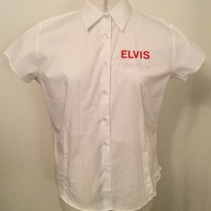 Ready Embroidered Short Sleeved White Blouse (XLarge)