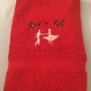 Small Dance Towel Dancing Couple(Red)