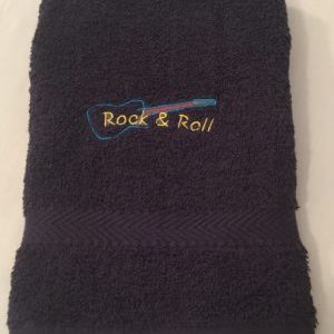 Small Dance Towel Rock n Roll Guitar (Navy)